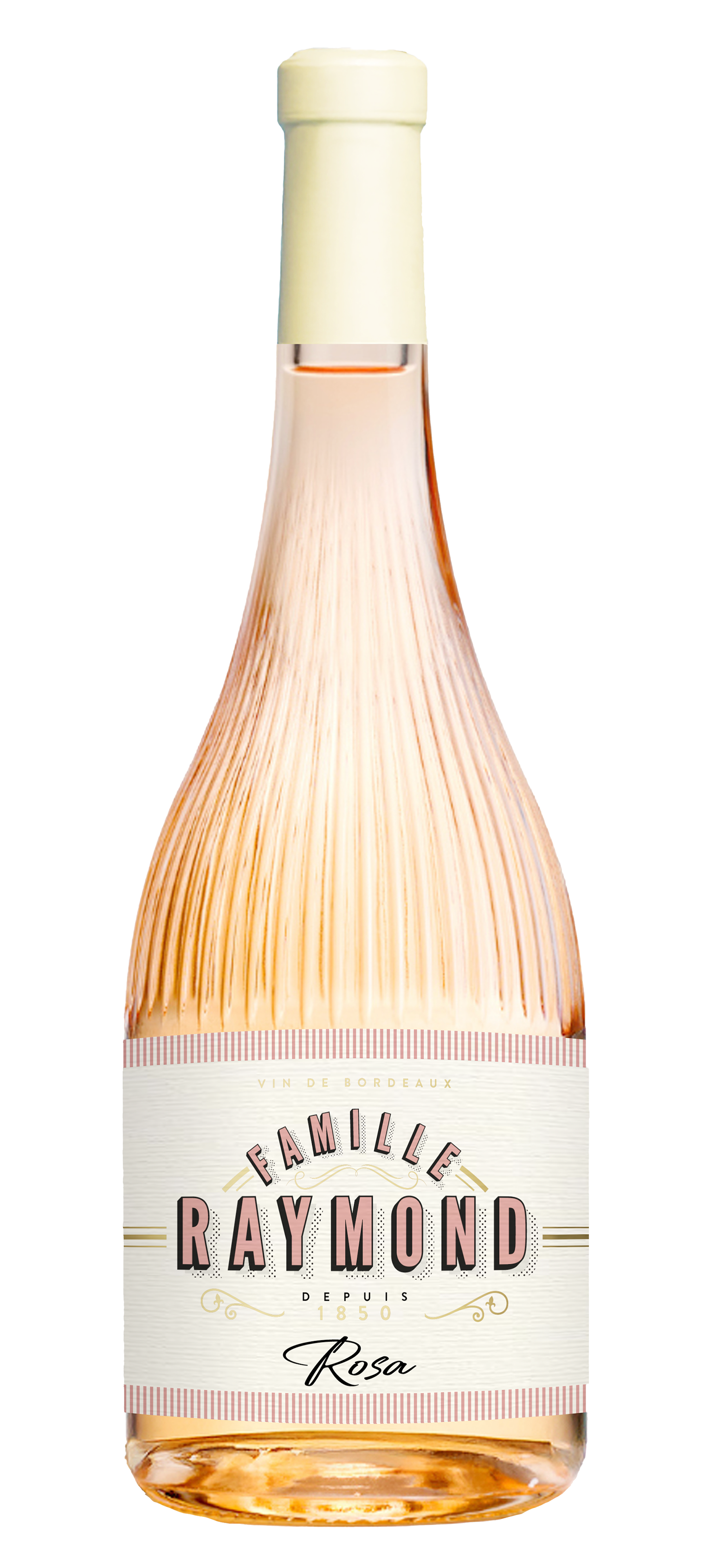 Rosa, la petite dernière, fraîcheur et insouciance : elle incarne notre Bordeaux Rosé.